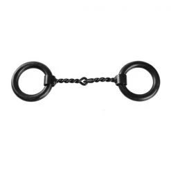 Jacks Imports Donut Twisted Wire Snaffle Bit