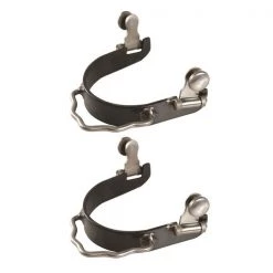 Jacks Imports Black Steel Bumper Spurs