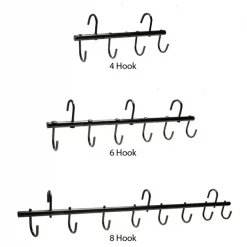 Jacks Imports Tack Portable Rack 4-HOOK BK
