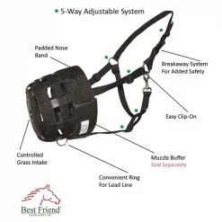 Best Friends Deluxe Grazing Muzzle MINI