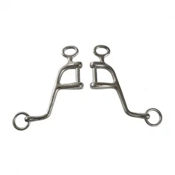 Jacks Imports Stainless Steel Walking Cheeks Bit 10" DRAFT