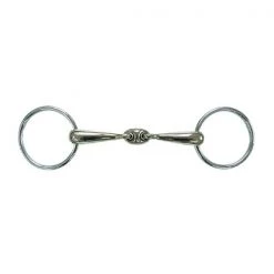 Jacks Imports German Silver Elliptical Link Bit 4-3/4"