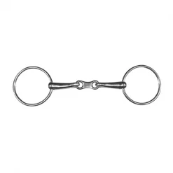 Jacks Imports French Loose Ring Snaffle Bit 5-1/2"
