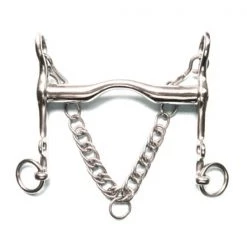 Jacks Imports Stainless Steel Low Port Weymouth Bit 5"