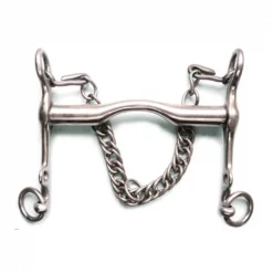 Jacks Imports German Silver Low Port Weymouth Bit 5-1/4"