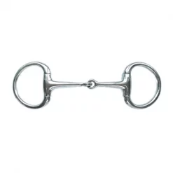 Jacks Imports Stainless Steel Eggbutt Bradoon Bit 5-1/4"