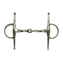 Jacks Imports Stainless Steel Twisted Full Cheek Bit 4-3/4"