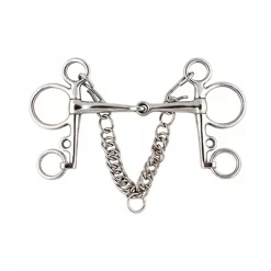 Jacks Imports Stainless Steel Jointed Pelham Bit 5-1/2"