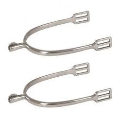 Jacks Imports Stainless Steel Ladies Spurs with Rowel