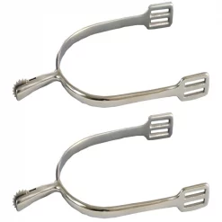 Jacks Imports Stainless Steel Spurs with Stainless Steel Rowel 20MM