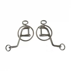 Jacks Imports Stainless Steel Walking Cheek Bit 10" DRAFT