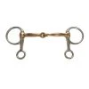 Jacks Imports Half Cheek Jointed Copper Snaffle Bit 5"