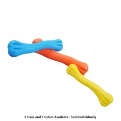 Jolly Pets Flex-n-Chew Bone BLUE 8"