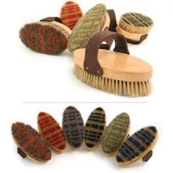 Desert Equestrian Legends Plaid Bristle Brush 7-1/2"
