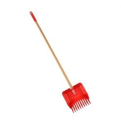 Miller Mfg Easy Scoop Pooper Scooper with Wooden Handle