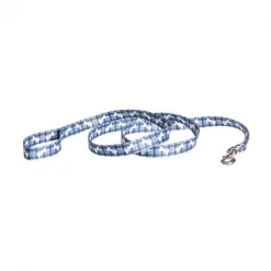 Coastal Pet Pet Attire Styles Leash 3/8" x 6' PLAID BONE
