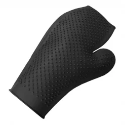 Jacks Imports Rubber Massage Glove BLACK