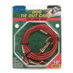 Coastal Pet Titan Tie Out Cable Red 10 FT