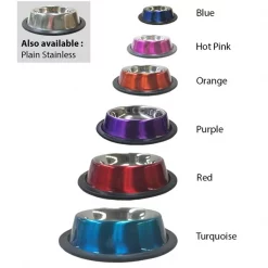 Valhoma Non-Tip Bowl TURQUOISE 16 oz/1 PT