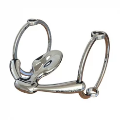 Winning Tongue Plate Polo Gag Bit with Extended Plate & 67mm Rings 5-1/2"