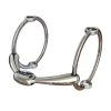 Winning Tongue Plate Polo Gag Bit with Normal Plate & 67mm Rings 5"