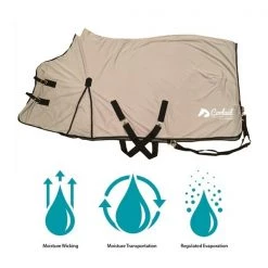 Coolaid Equine Cooling Blanket TAN 87"