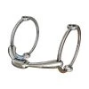 Winning Tongue Plate Polo Gag Bit with Normal Plate & 100mm Rings 5"