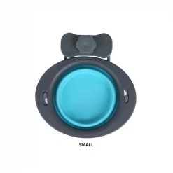 Dexas International Collapsible Kennel Bowl BLUE SMALL/1CUP
