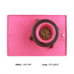 Dexas International Pet Bowl Grippmat GREEN LARGE