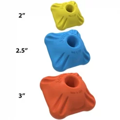 Jolly Pets Flex-n-Chew Squarble BLUE 2.5"