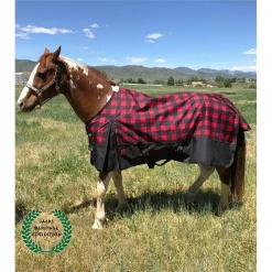 Jacks Heritage Collection Kratos Turnout Sheet 1200 Denier RED BUFALO 82"