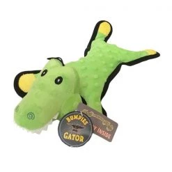 Steel Dog Bumpie Gator with Tennis Ball & Rope
