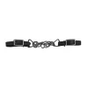 Jacks Imports Leather Curb Strap BLACK