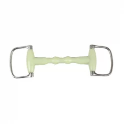 Jacks Imports Apple Mullen Shaped Mouth Dee Ring Bit 5"