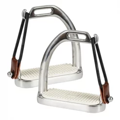 Jacks Imports Peacock Stirrups with Pad 4-1/4"