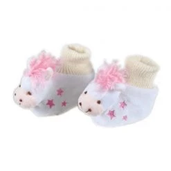 Jacks Imports Horsey Baby Slippers PINK