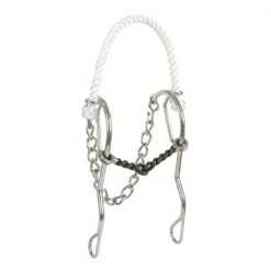 Jacks Imports Rope Nose Hackamore Bit