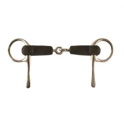 Jacks Imports Soft Rubber Mouth Snaffle Bit