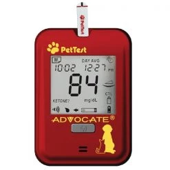 Advocate PetTest Dog & Cat Blood Glucose Monitoring System -Animal&Pet Supplies store Pharma20Supply20Inc PetTestxxMeterxxwithxxTestxxStripxx408430