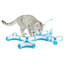 Pawsmark Configurable Interactive Cat Toy with Spring Feather Teaser -Animal&Pet Supplies store Quickway20Imports20Inc 669533xx32c3fb
