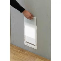 Pawsmark Plastic Pet Door with Soft Window Flap for Interior or Exterior -Animal&Pet Supplies store Quickway20Imports20Inc 669825xxe6f23d