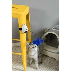 Pawsmark Interactive 2-in-1 Spring Feather and Red Light Chaser Cat Toy -Animal&Pet Supplies store Quickway20Imports20Inc 669854xxfd60d8