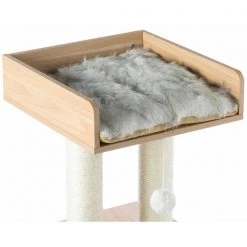 Pawsmark Cat Tree Play House Condo Cube Cave, Platform, Scratcher Post and Ball Toy -Animal&Pet Supplies store Quickway20Imports20Inc 672771xxc64355