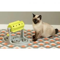 Pawsmark Brain Stimulation Pet IQ Feeder Puzzle Maze Toy Slow Dispensing with Adjustable Height -Animal&Pet Supplies store Quickway20Imports20Inc 672821xxdeaa82