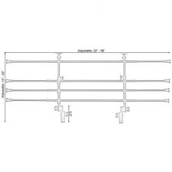 Pawsmark Black Metal Folding, Adjustable Car Barrier for Pet Automotive Safety -Animal&Pet Supplies store Quickway20Imports20Inc 679085xx39c111