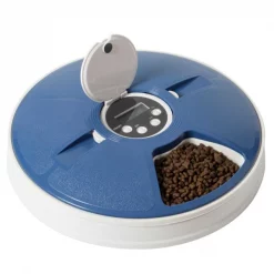 Pawsmark 6-Meal Automatic Pet Feeder, LCD, w/Smart Programmable Time Setting