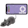 Pawsmark Electronic Remote Control Gray Mouse Cat Toy with App and Realistic Appearance