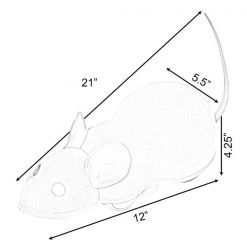 Pawsmark Electronic Remote Control Gray Mouse Cat Toy with App and Realistic Appearance -Animal&Pet Supplies store Quickway20Imports20Inc 768395xxd37c6e