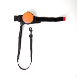 ReLeash Hands Free Dog Leash, 9-Foot Cord, Light Lock Orange