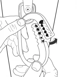 Horse Tether Safety Tie, Release Tie Down Clip, Red, PK2 -Animal&Pet Supplies store Safetech20Hardware20Inc safetyxxtiexx7 2